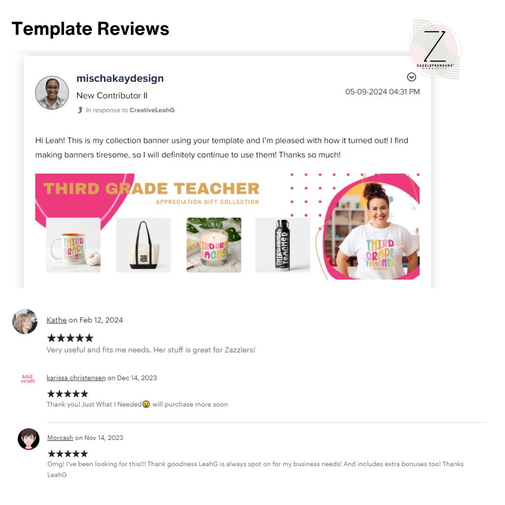 Zazzle Collection Banner Mockup Templates | Social Media Templates | Instagram product image (4)