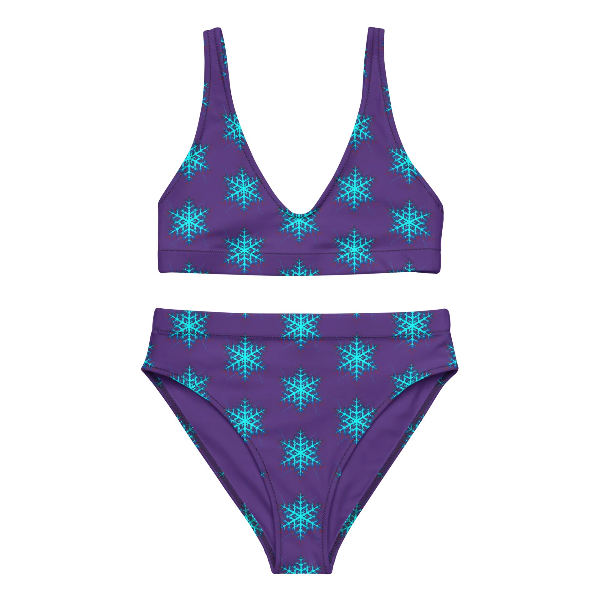 WICKED WINTERS SNOWFLAKE HIGH-WAISTED BIKINI product image (1)