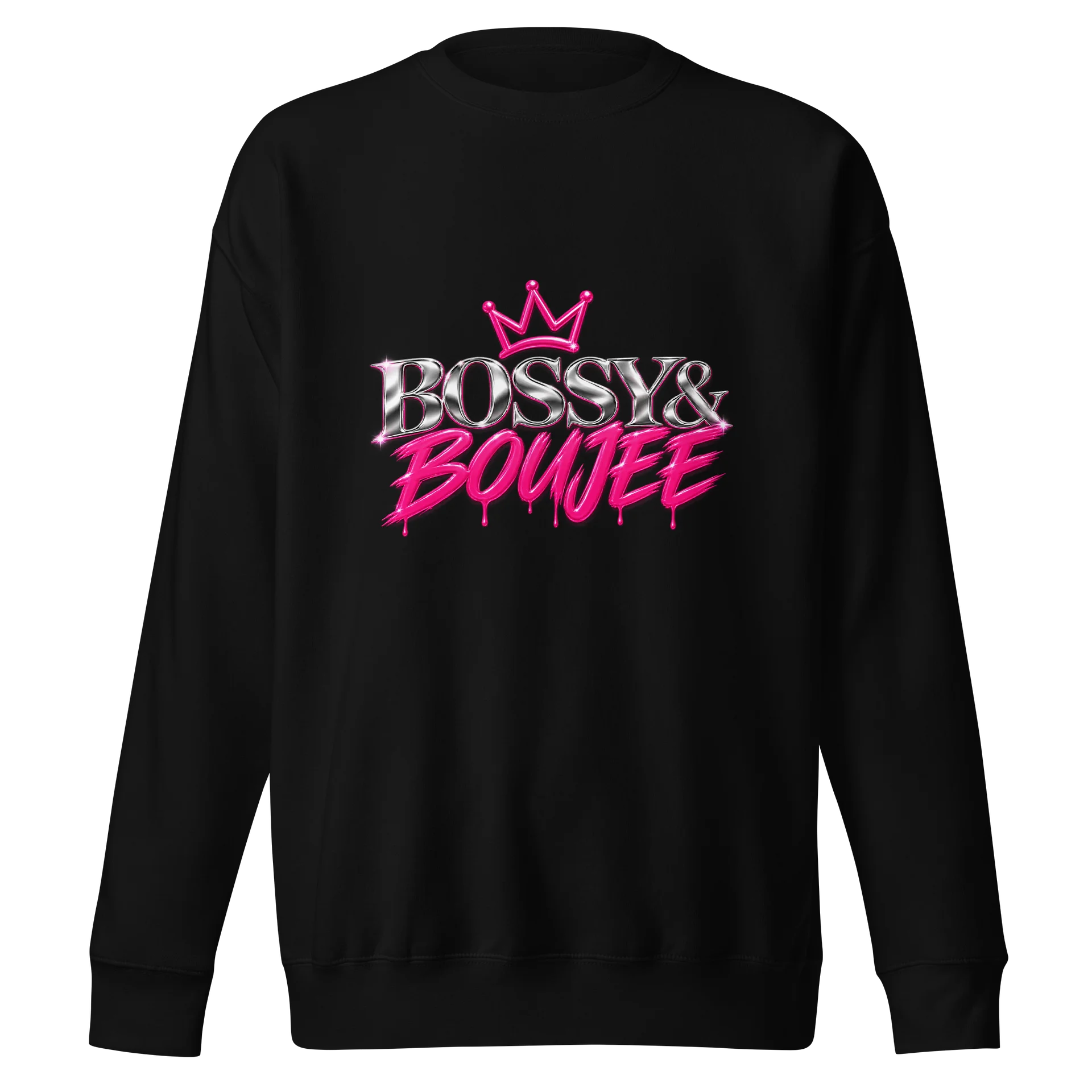 Bossy & Boujee Crown Sweatshirt product image (1)