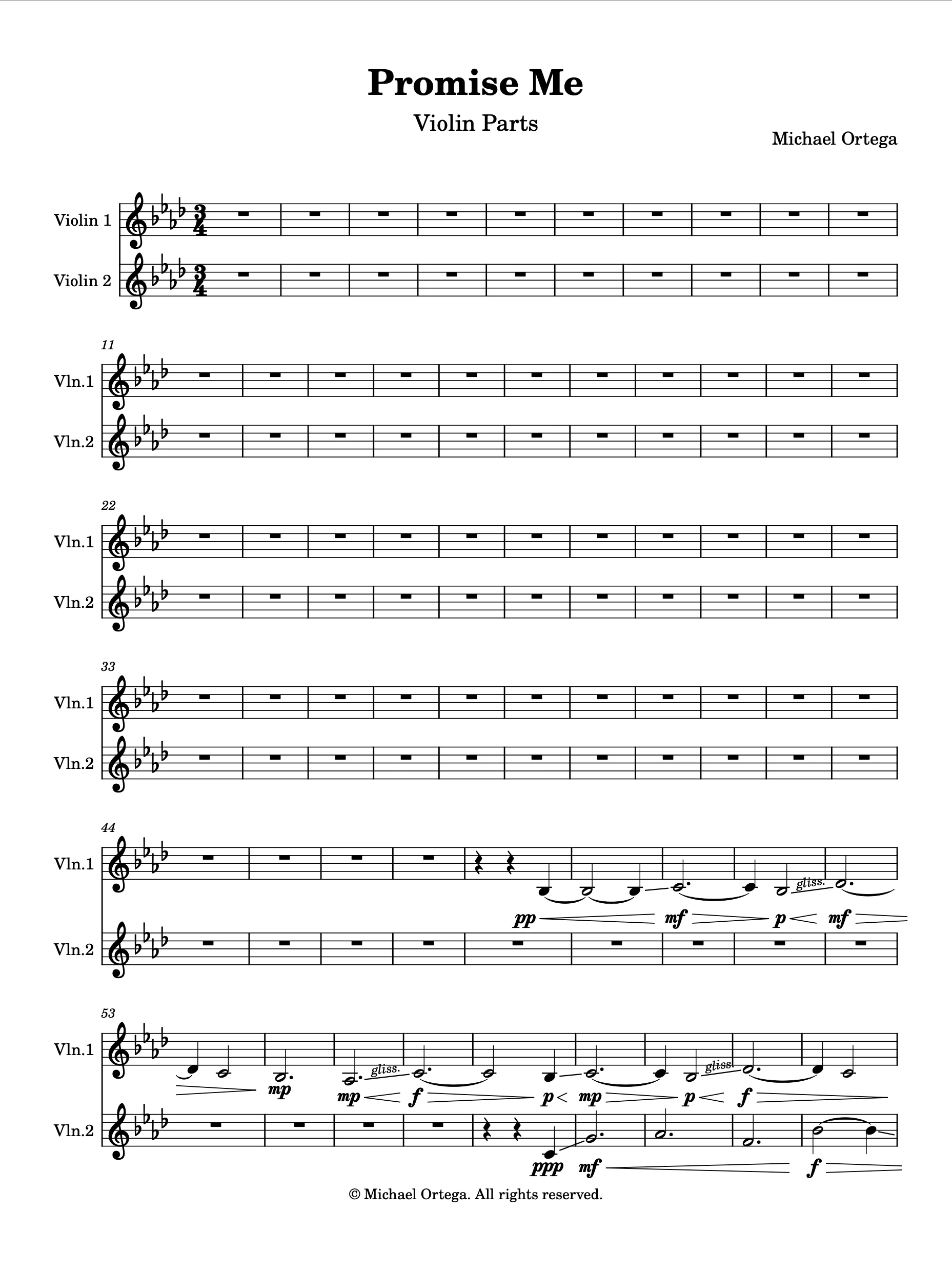 Promise Me (Piano Score) product image (3)