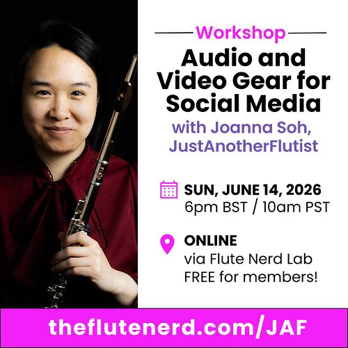 Excited to give this workshop on @theflutenerd this weekend! Info below! 👇

🎵 Audio and Video Gear for Social Media
📆 Sunday,...