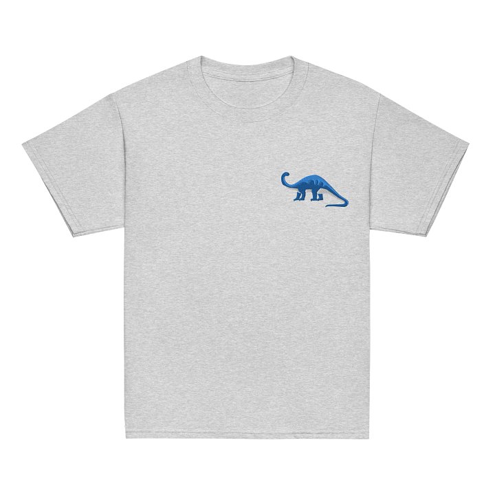 Youth Brontosaurus Embroidered T-Shirt product image (67)