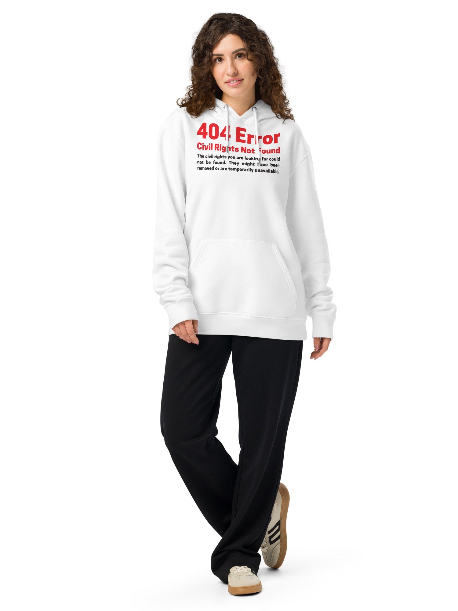 Civil Rights Not Found Unisex Organic Cotton Hoodie product image (3)