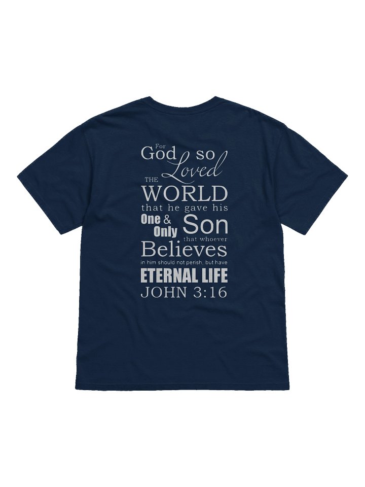 LOL John 3:16 male Rear Print tee product image (2)