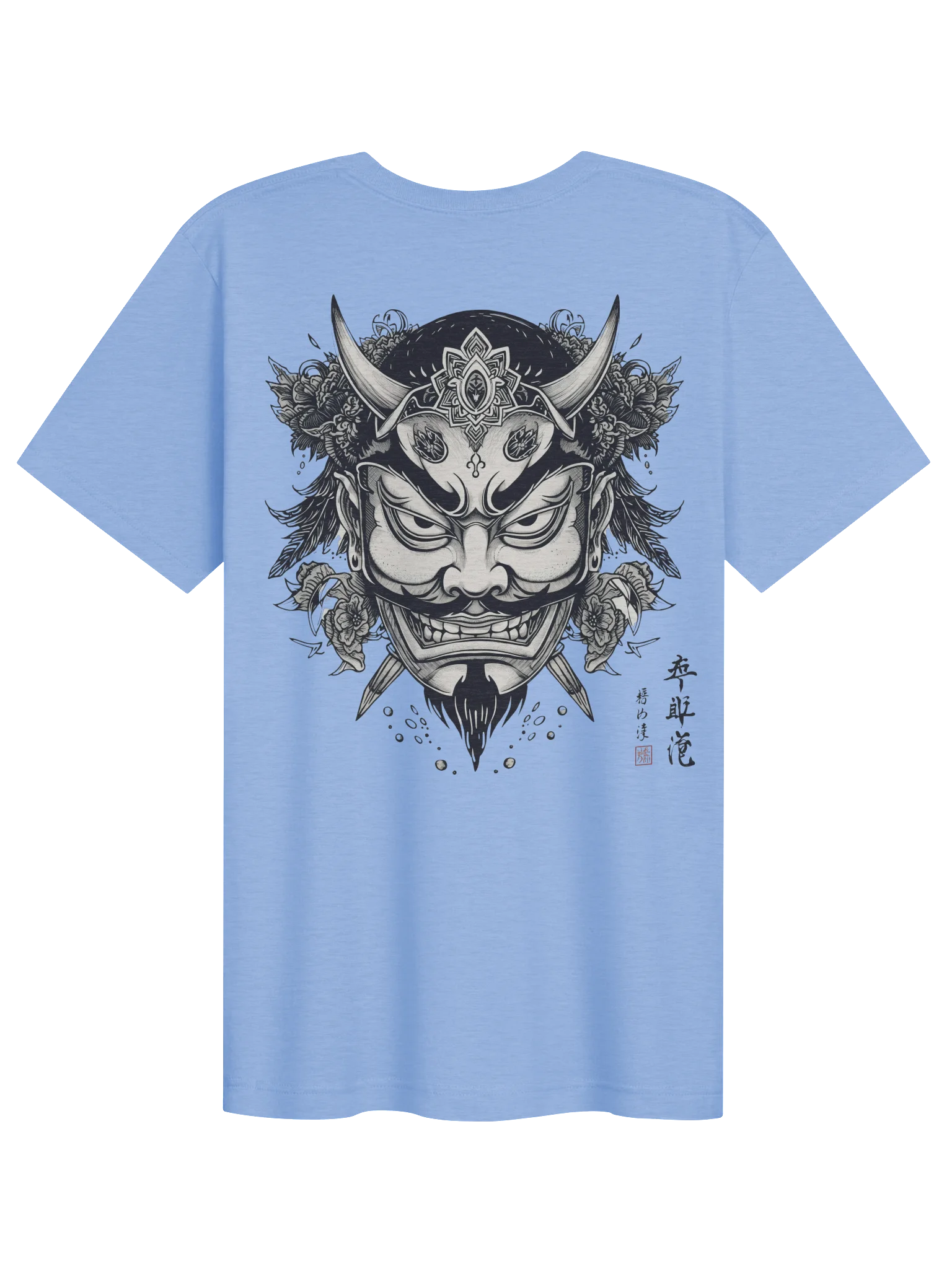 The Bold Oni Mask Streetwear T-Shirt product image (1)