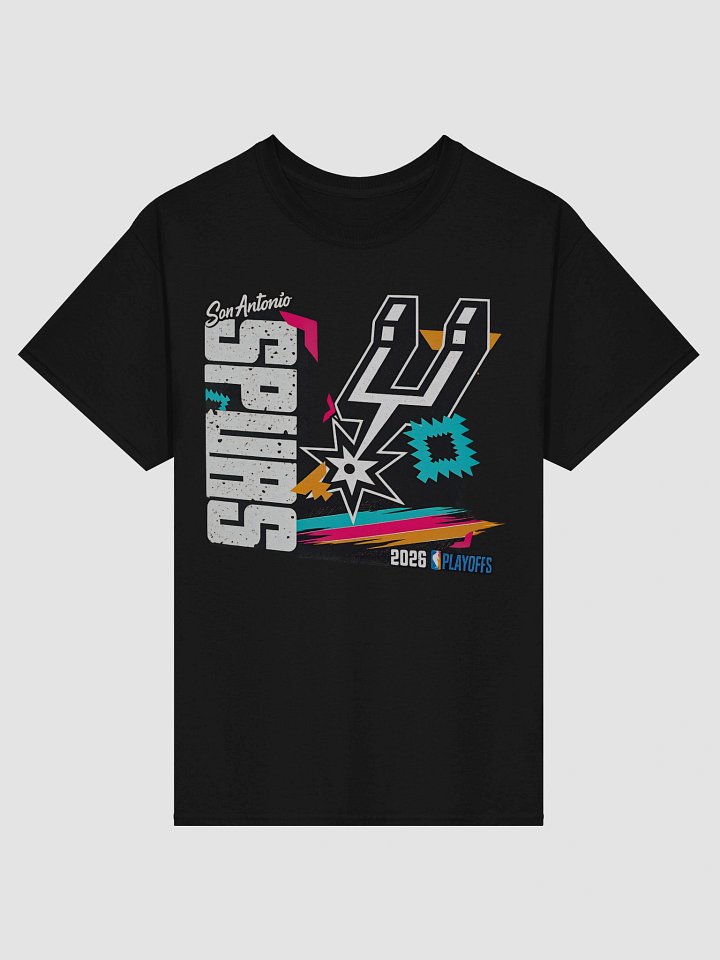 Vintage San Antonio Spurs 2026 NBA Playoffs Graphic T-Shirt | Retro Fiesta Design product image (2)
