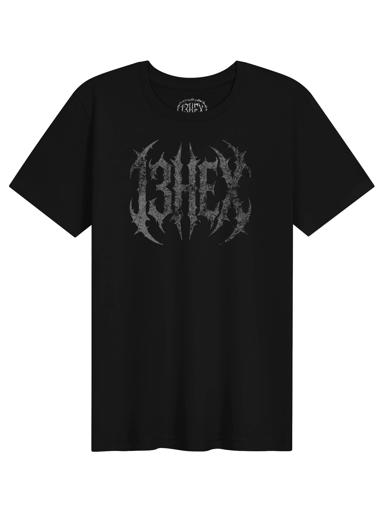 13HEX Grey Signature Tee — Wear The Code product image (1)