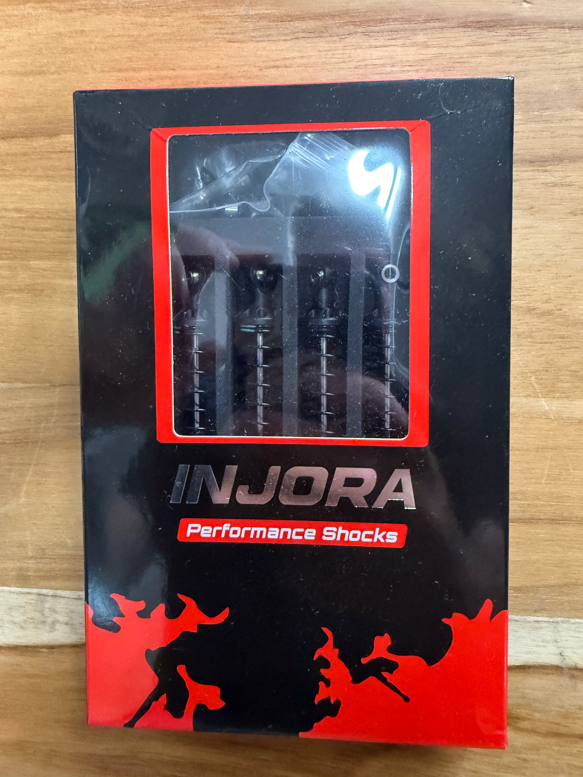INJORA DRX Dual-Rate Spring Oil Shocks for 1/10 RC Crawlers - 120mm product image (2)