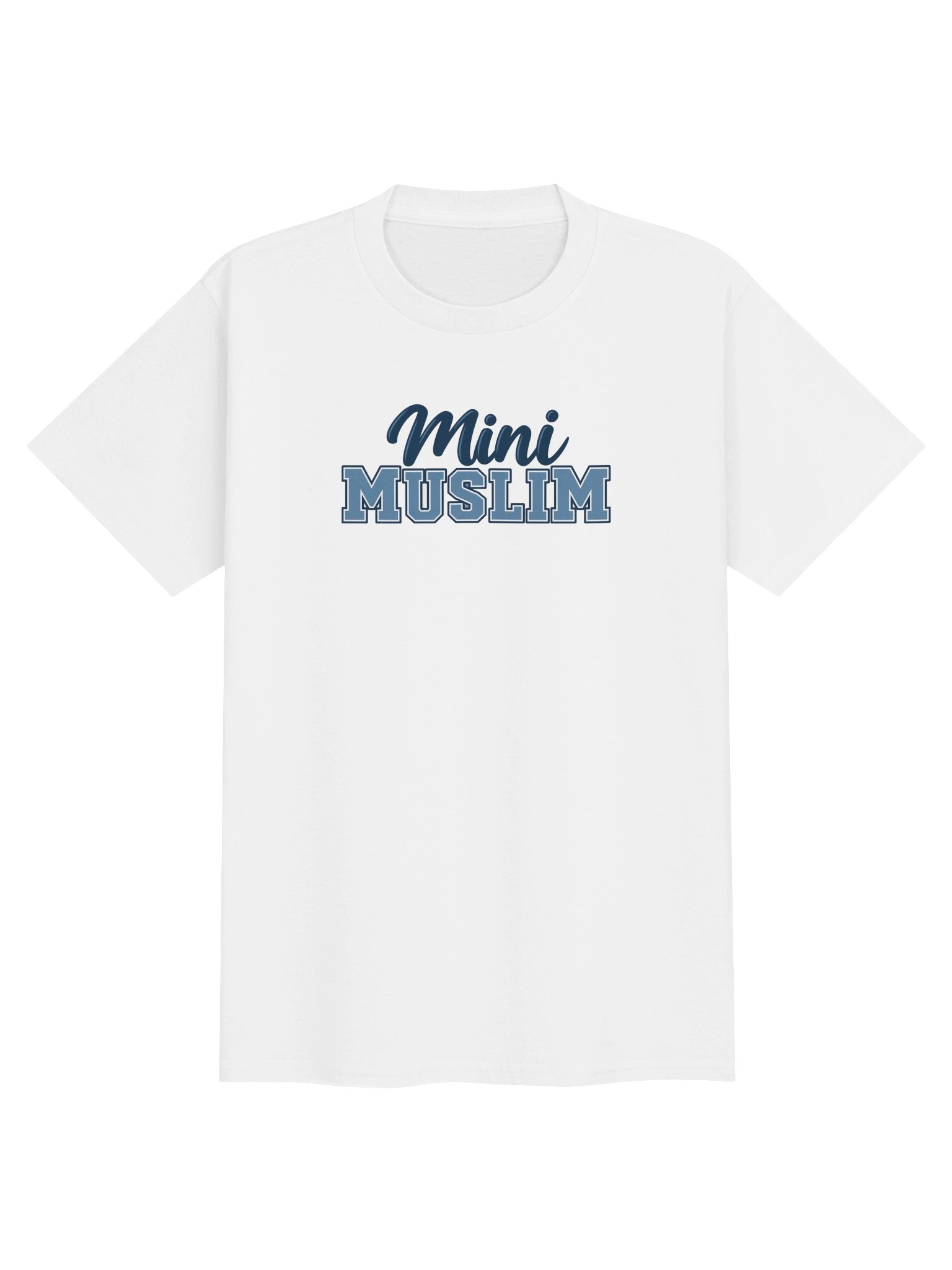Mini Muslim Youth Tee | Varsity Sports Style Islamic Kids T-Shirt product image (1)