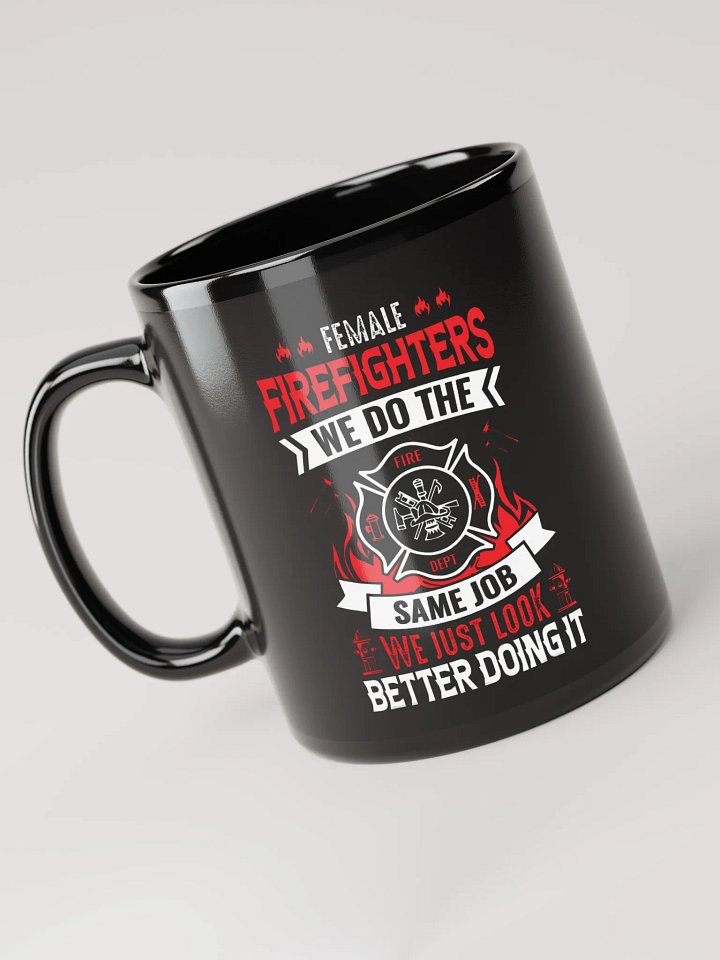 Female Firefighters - Black Mug product image (1)