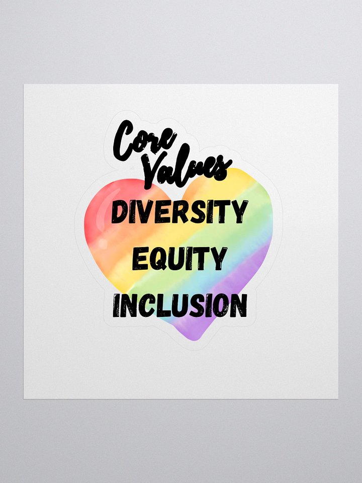 Core Values DEI sticker product image (1)