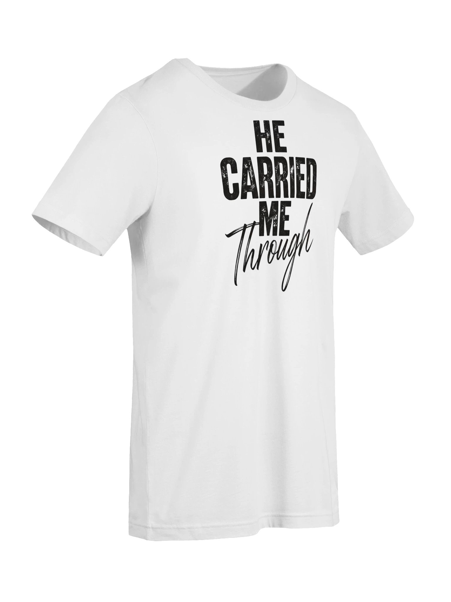 Joshua Clark He Carried Me Through T-Shirt product image (61)