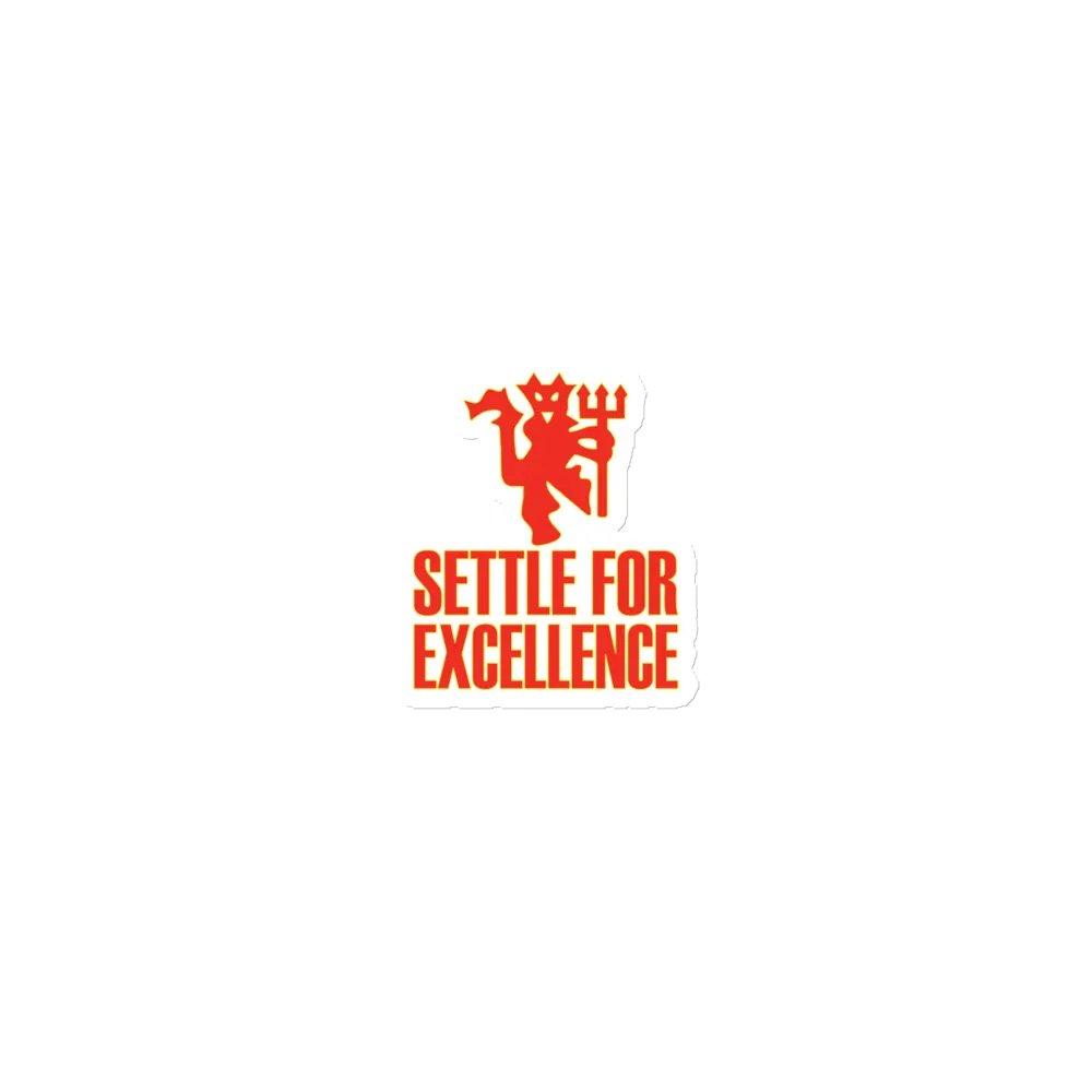 Manchester United - Settle For Excellence - Die-Cut Magnets product image (1)