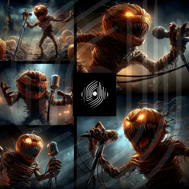 Halloween Pumpkin Musicians Packs