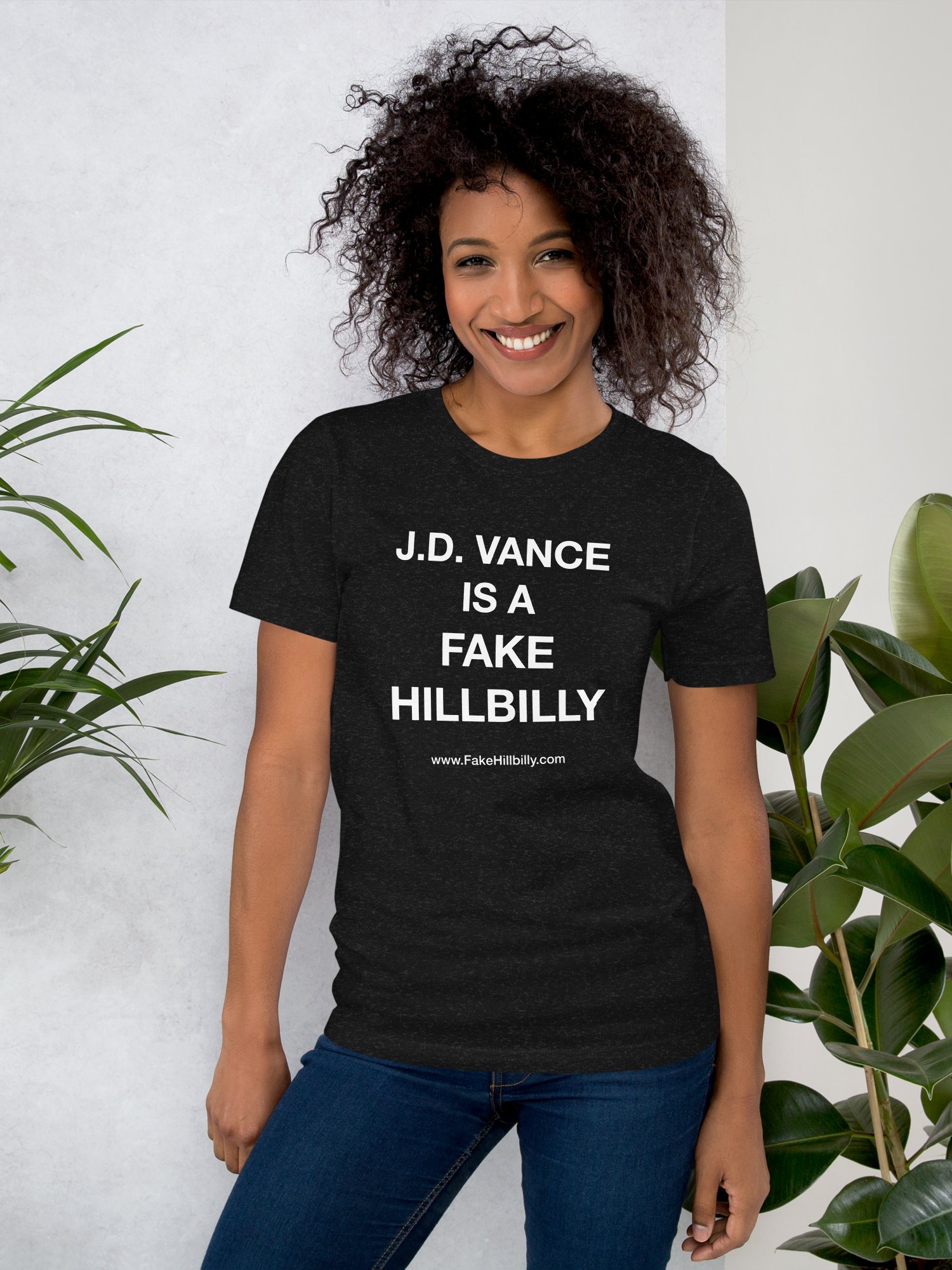 J.D. Vance Is a Fake Hillbilly Unisex t-shirt product image (1)