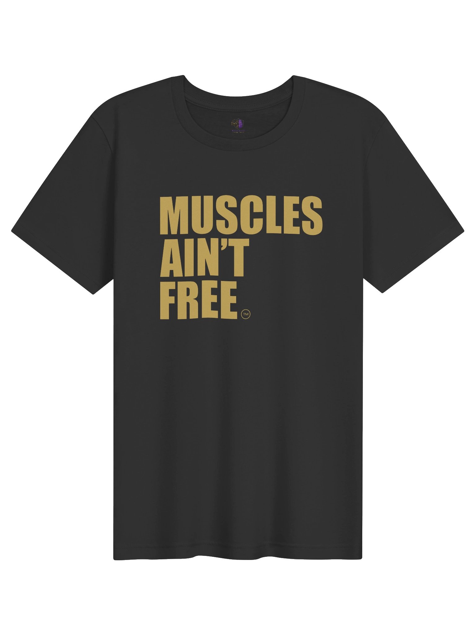 The "Essential Gold" Minimalist Wordmark Tee product image (1)