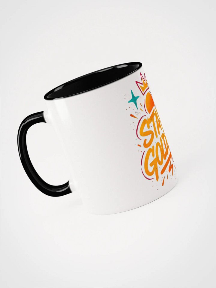 "Stay Golden" Graffiti Mug with Color Inside | Power Your Mornings product image (2)