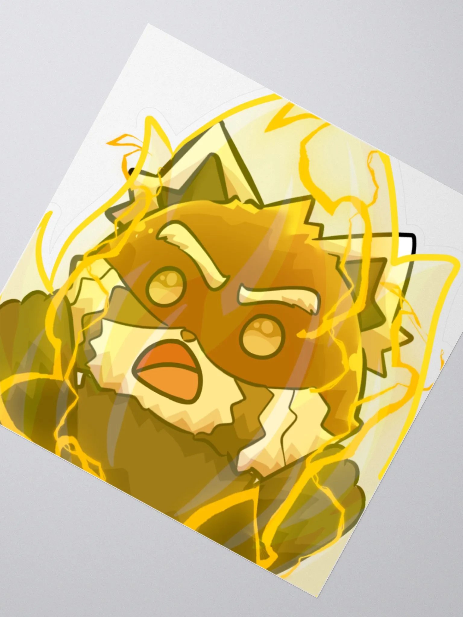 Firey Rage Sticker product image (6)