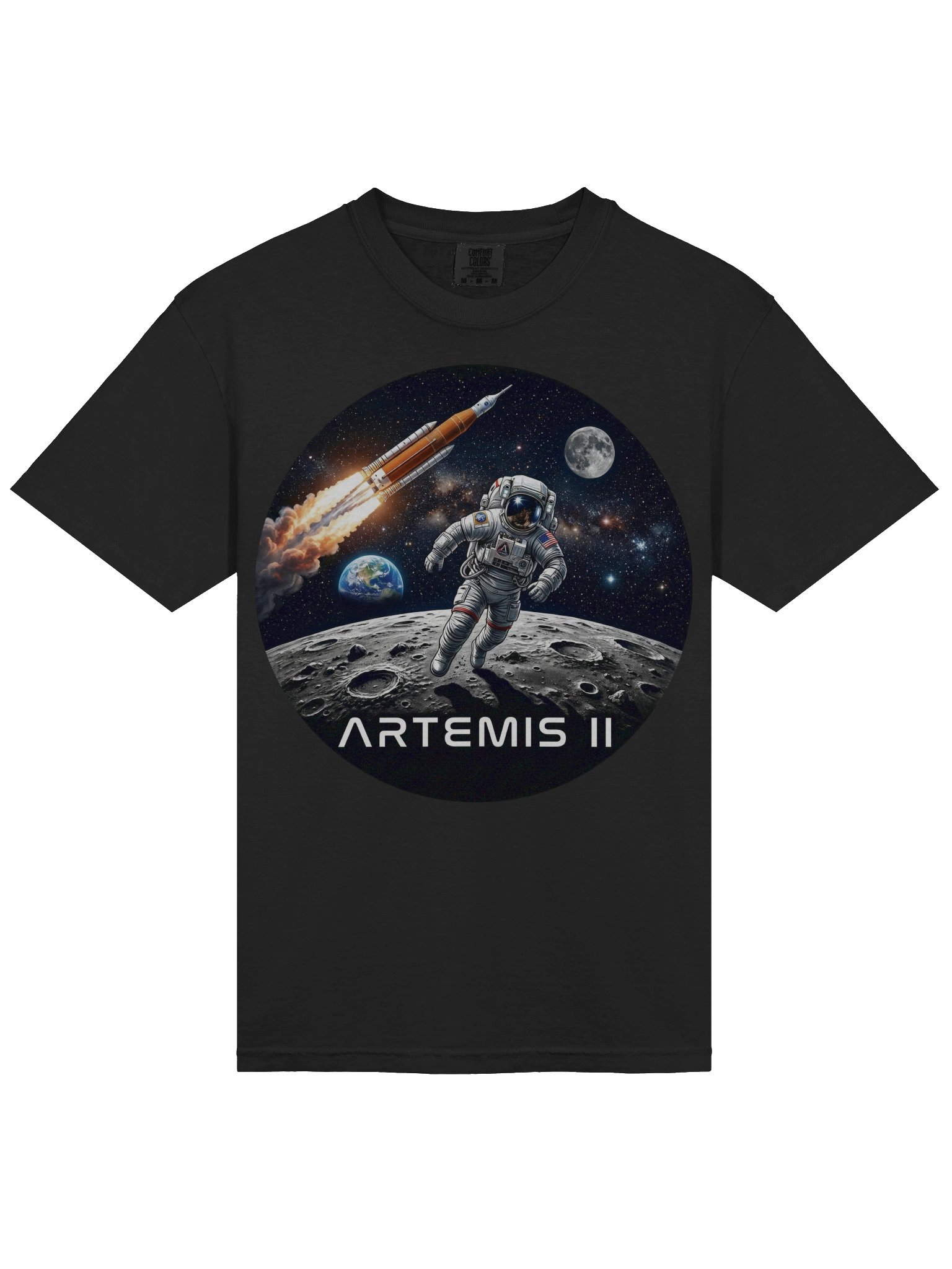 Artemis II Shirt 2026, NASA Inspired Moon Mission Tee, Space Graphic T-Shirt, Astronaut Lunar Design, Space Lover Gift product image (4)