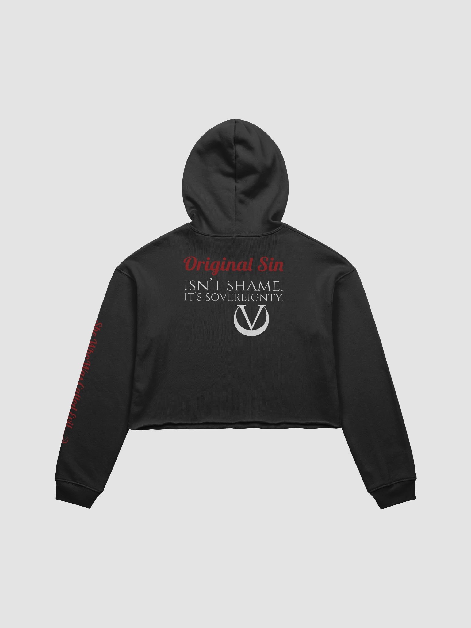 Original Sin Cropped Hoodie product image (2)