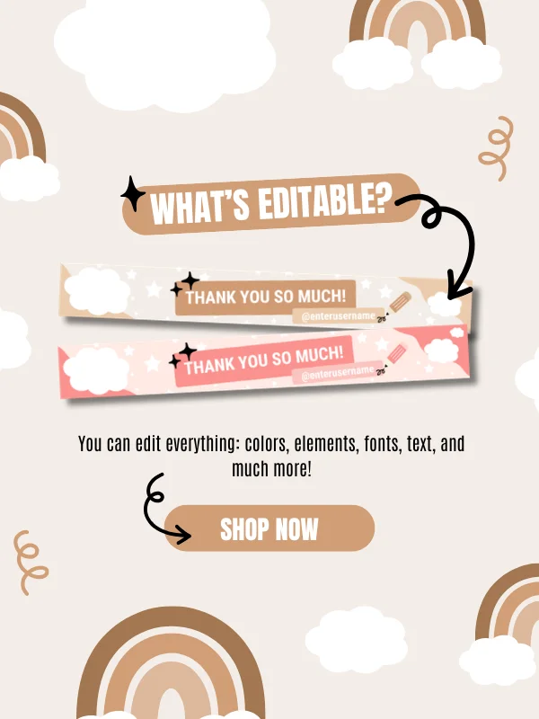 MRR/PLR Etsy Order Receipt Banner Template product image (6)