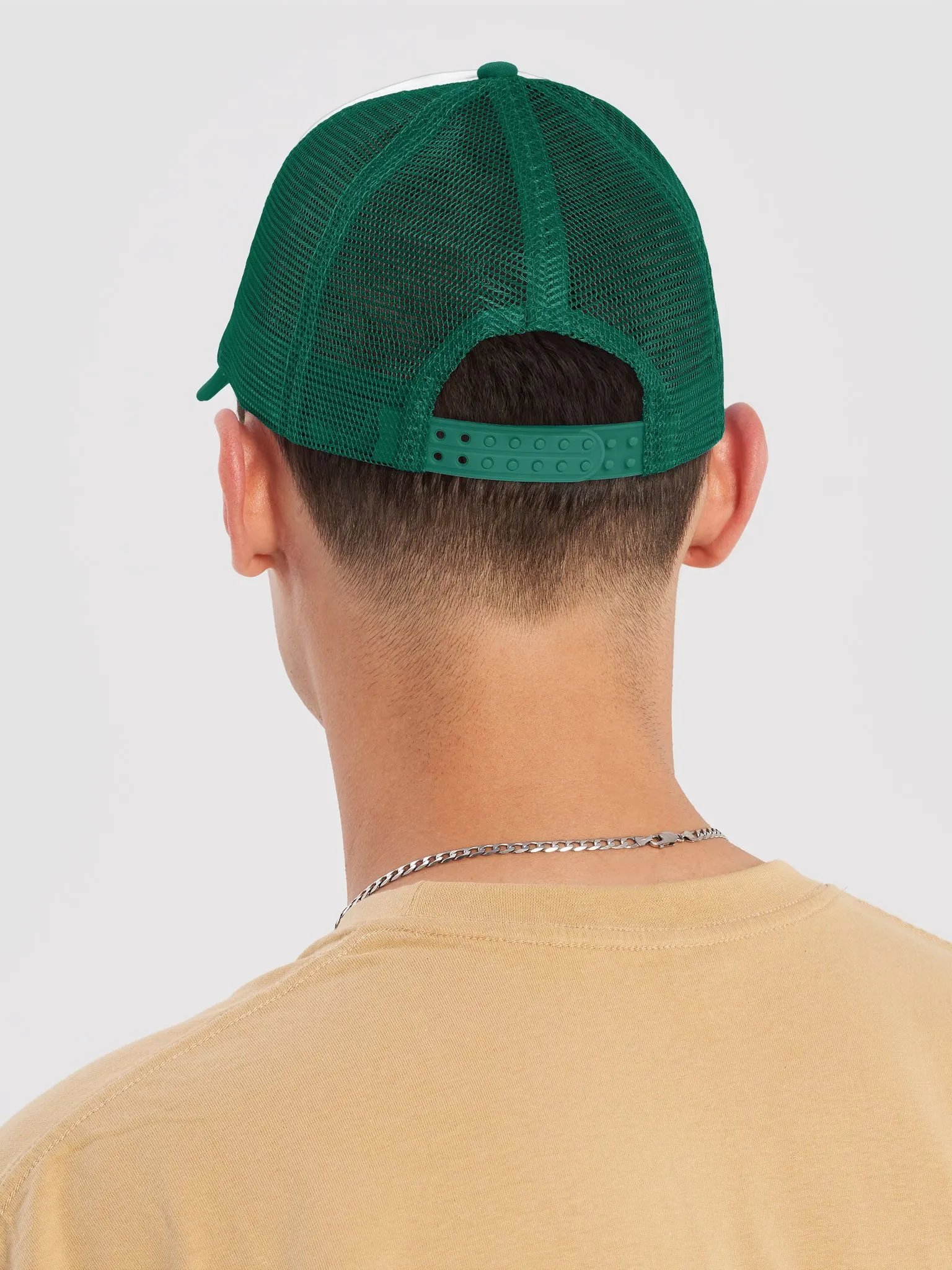 HEYIMSTEVE EMBLEM Blackout Foam Trucker Hat product image (8)