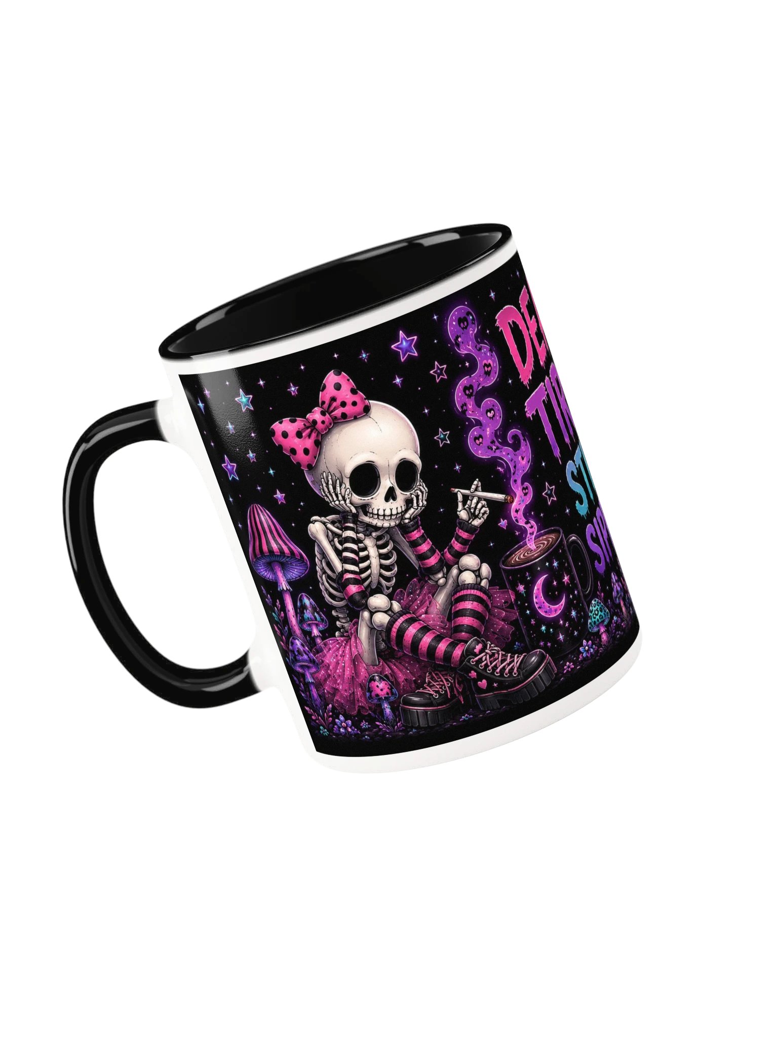 Dead Tired Still Sipping Ceramic Mug product image (29)
