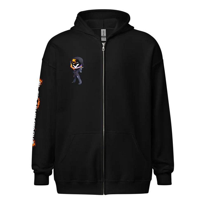 Confident Chibi Gildan Zip-Up Hoodie product image (1)