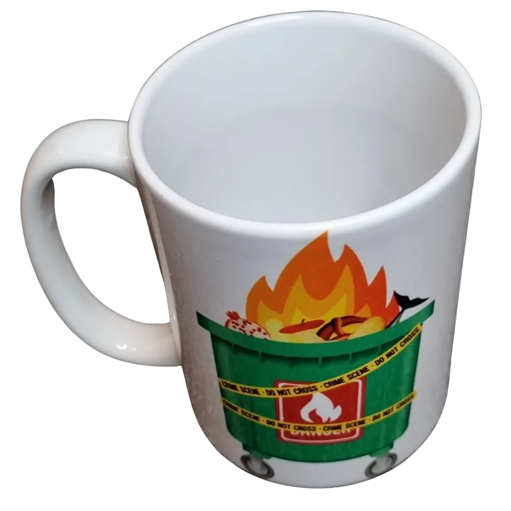 Dumpster Fire Army Mega-Mug product image (1)