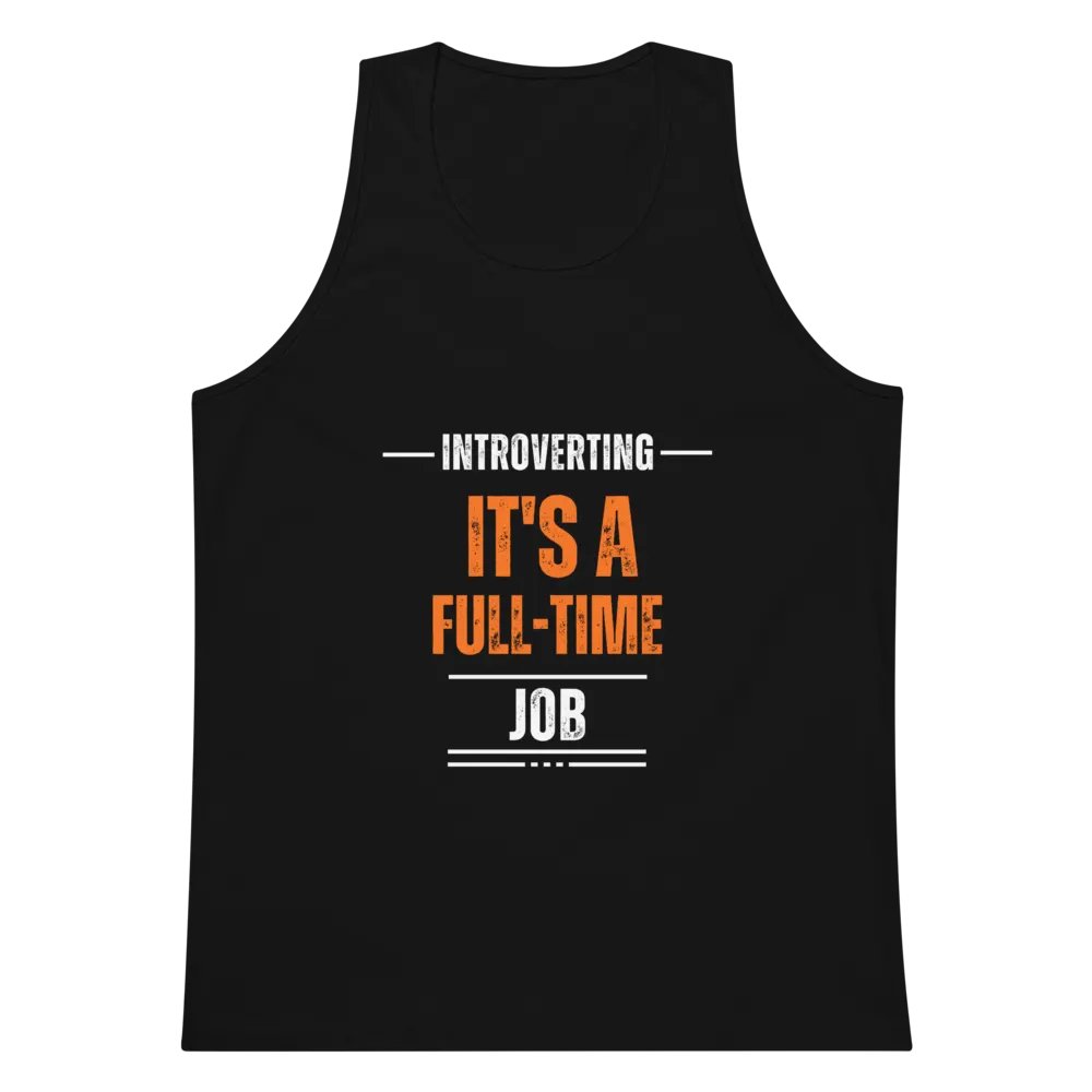 Full-Time Job Men's Tank Top product image (5)
