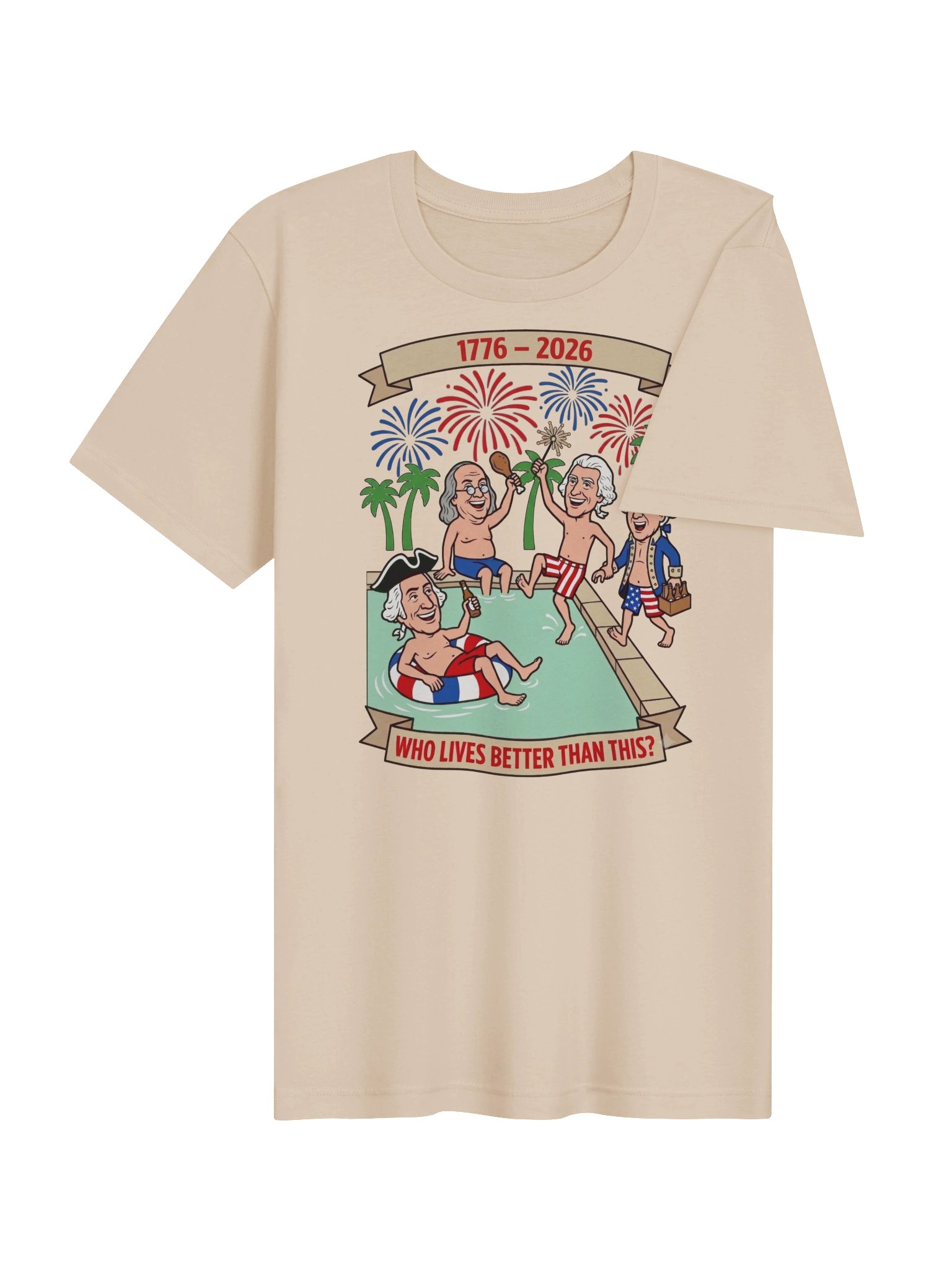 America's 250th Founding Fathers Pool Party Tee product image (4)