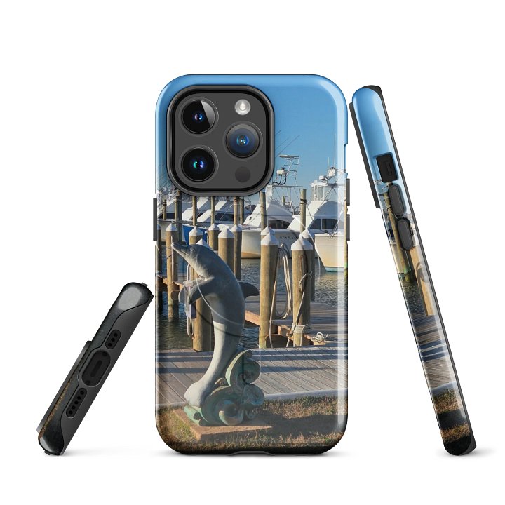 Marine Dolphin Sculpture iPhone® Tough Case product image (3)