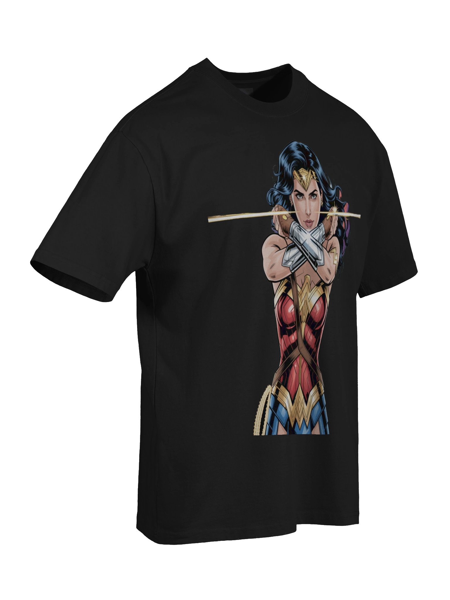 Wonder Woman Lasso Eclipse Oversized Faded T-Shirt product image (8)