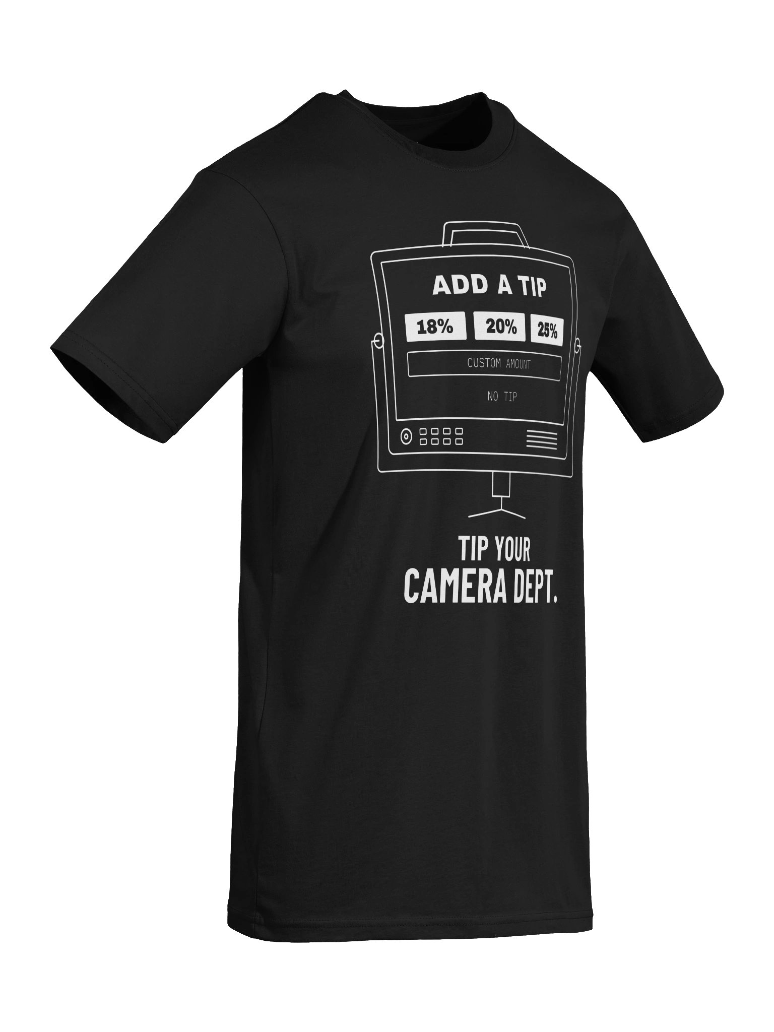 Tip Your Camera Dept. | White Graphic Front product image (10)