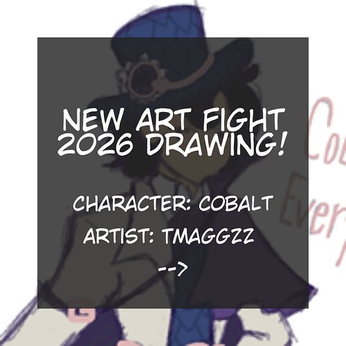 Another character who's not new, but has only just been added to AF. Learn more about Cobalt on my Art Fight or Unvale accoun...