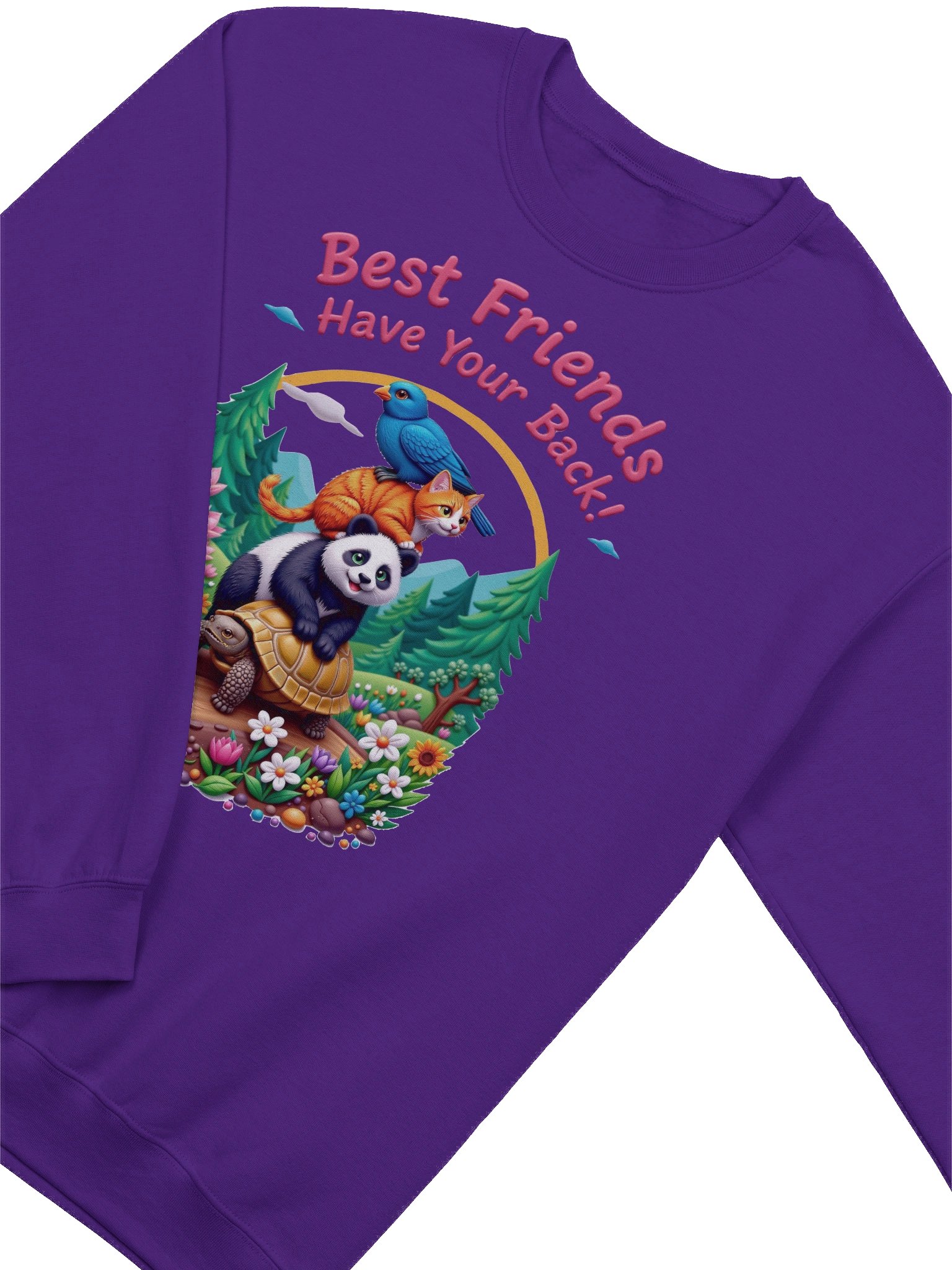 Whimsical Best Friends Crewneck Sweatshirt product image (25)