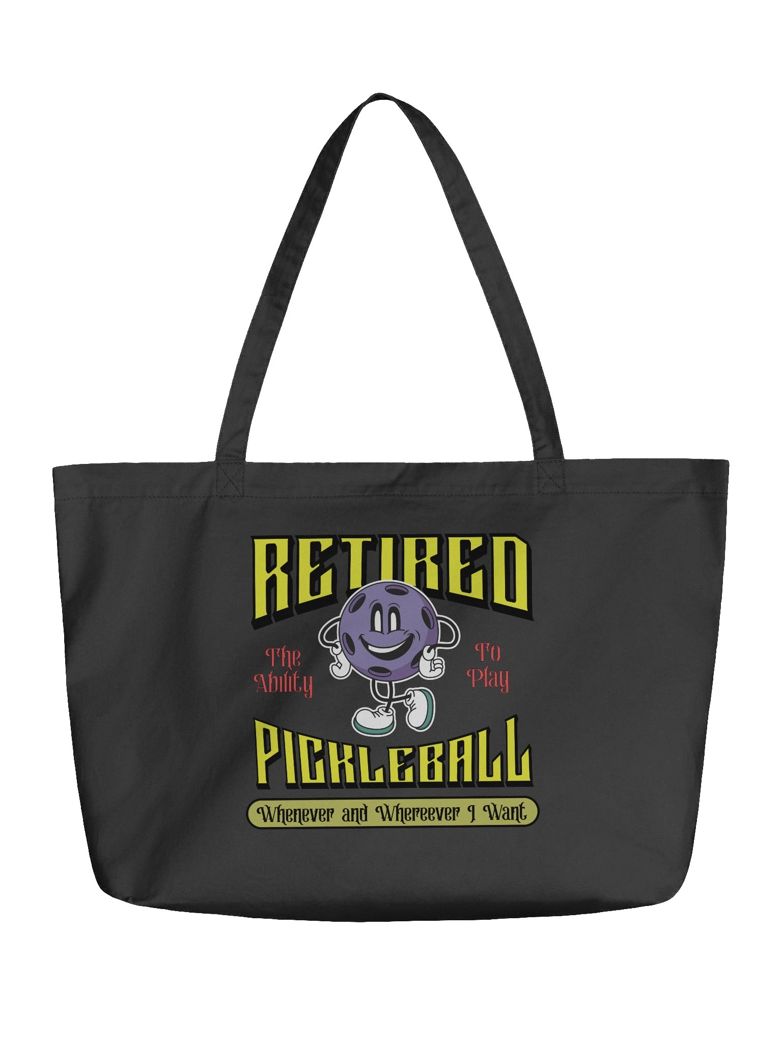 Retired Pickleball Eco-Friendly Tote product image (2)