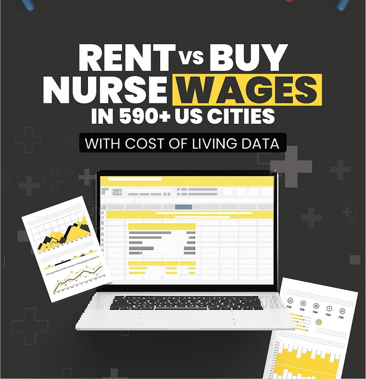 Rent vs Buy Nursing Wages With COL Adjustments product image (1)