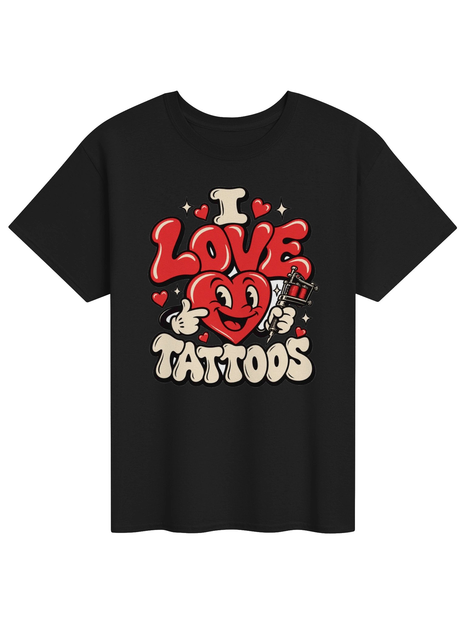 Heart Mascot Tee — I Love Tattoos product image (1)
