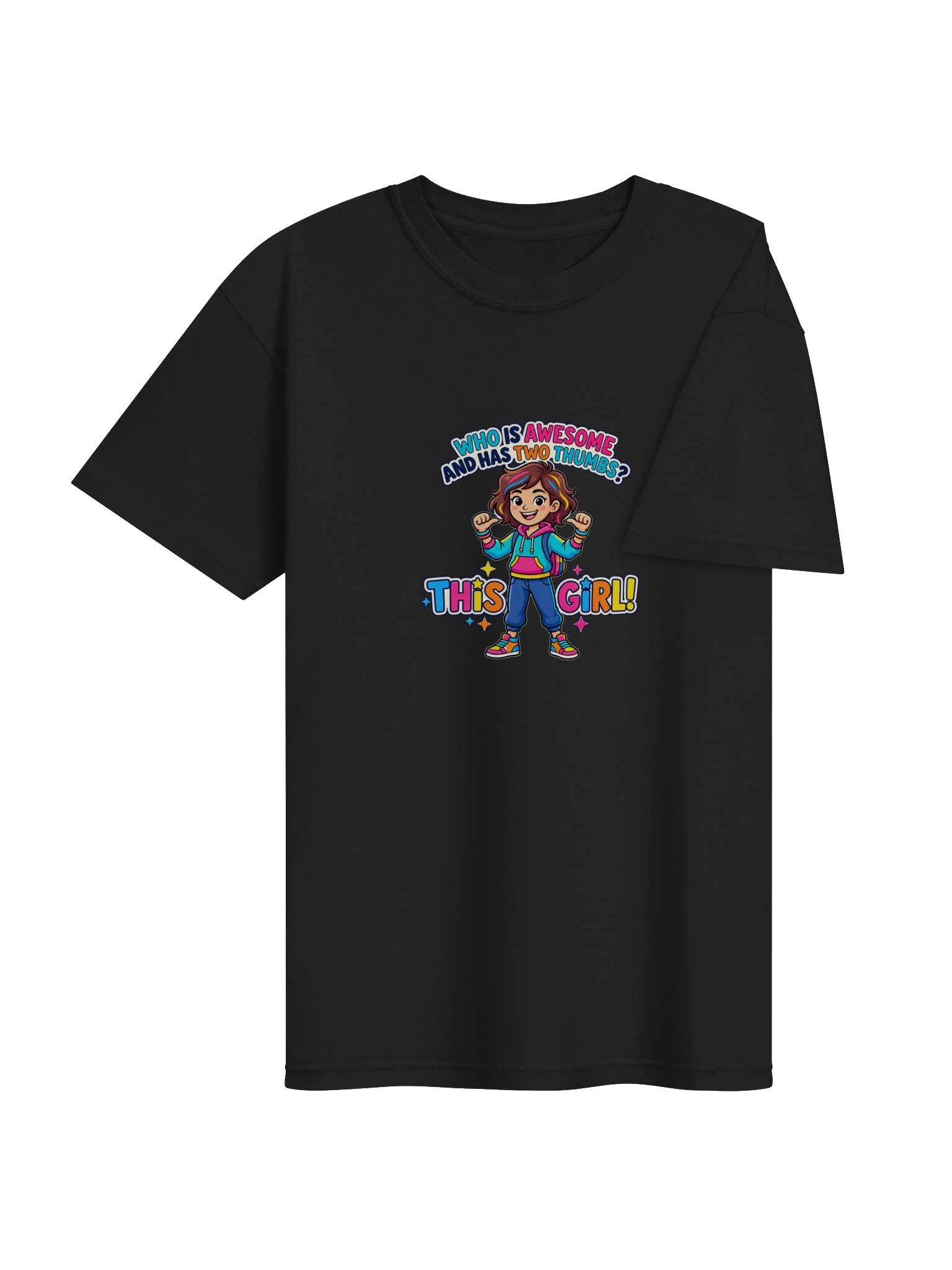 Two Thumbs This Girl - Hoodie T-Shirt product image (4)
