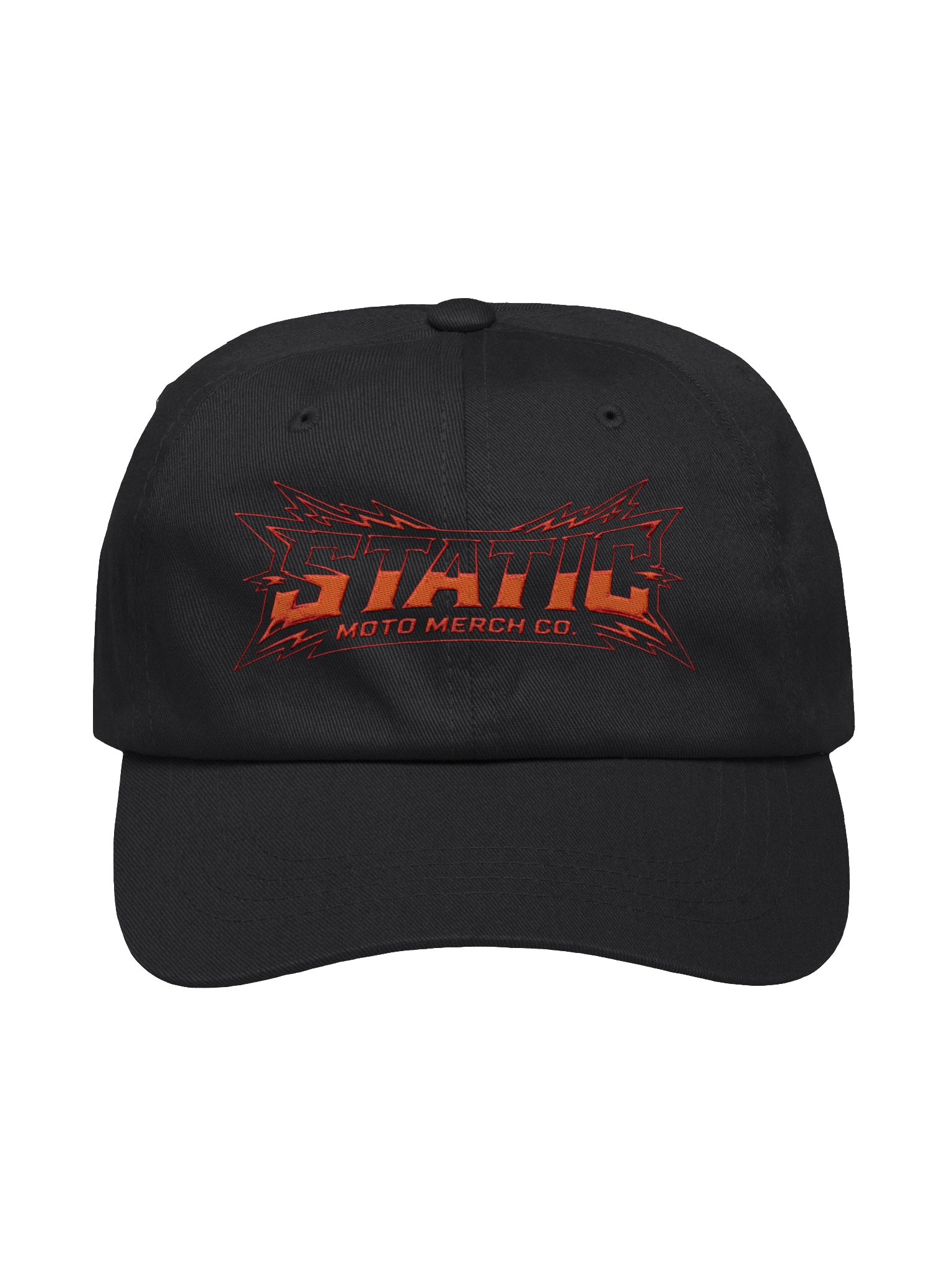 unisex adjustable red logo hat product image (2)