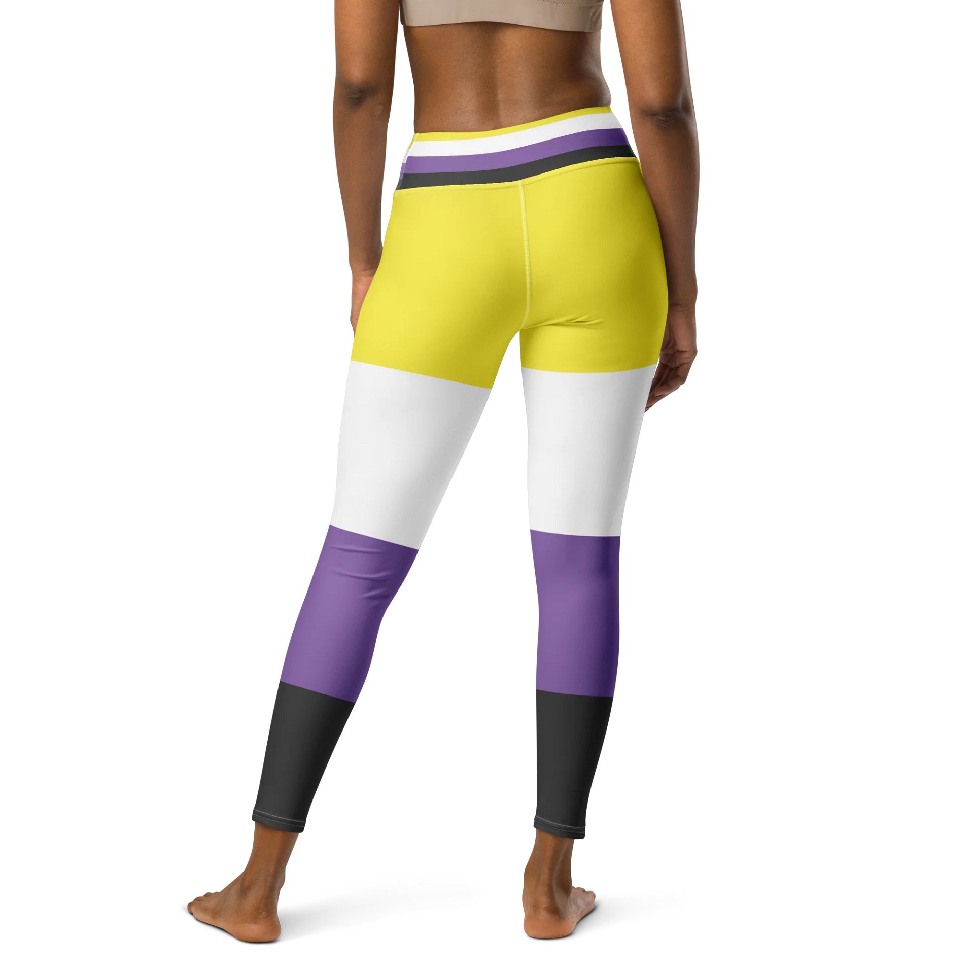 Non-binary Pride Flag Leggings product image (2)