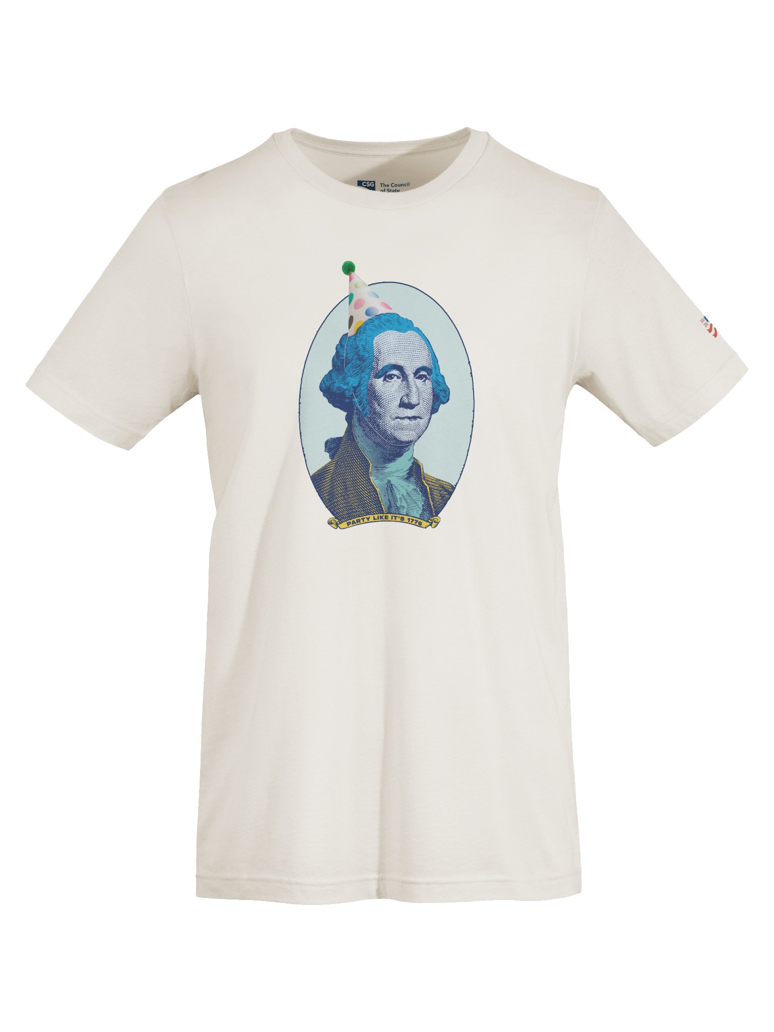 CSG 250 George Washington — Party Hat Tee product image (7)