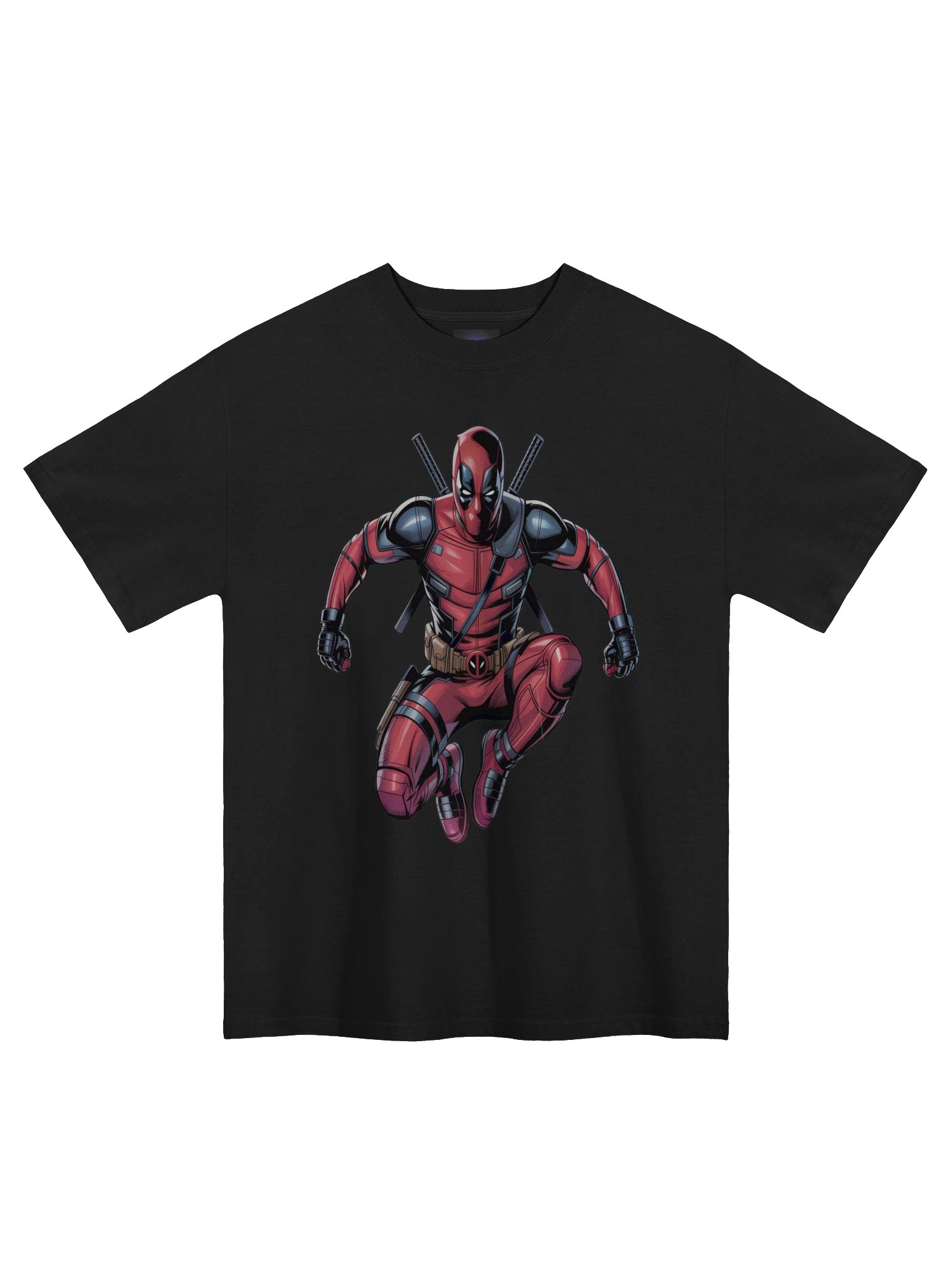 Deadpool Midnight Mayhem Oversized Faded T-Shirt product image (3)