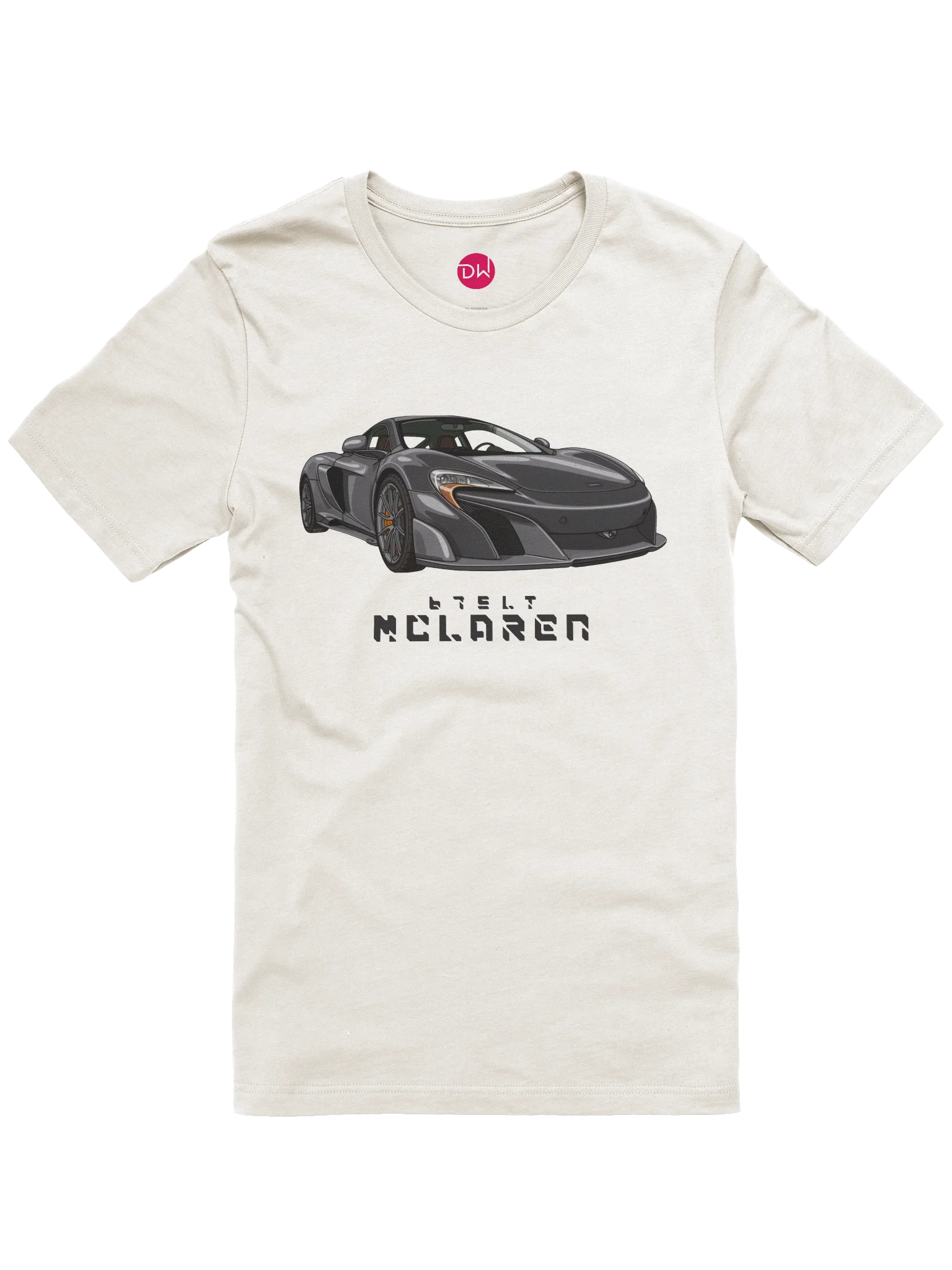 Black McLaren 675LT Shirt (Retro, Sketch, Silhouette) product image (2)