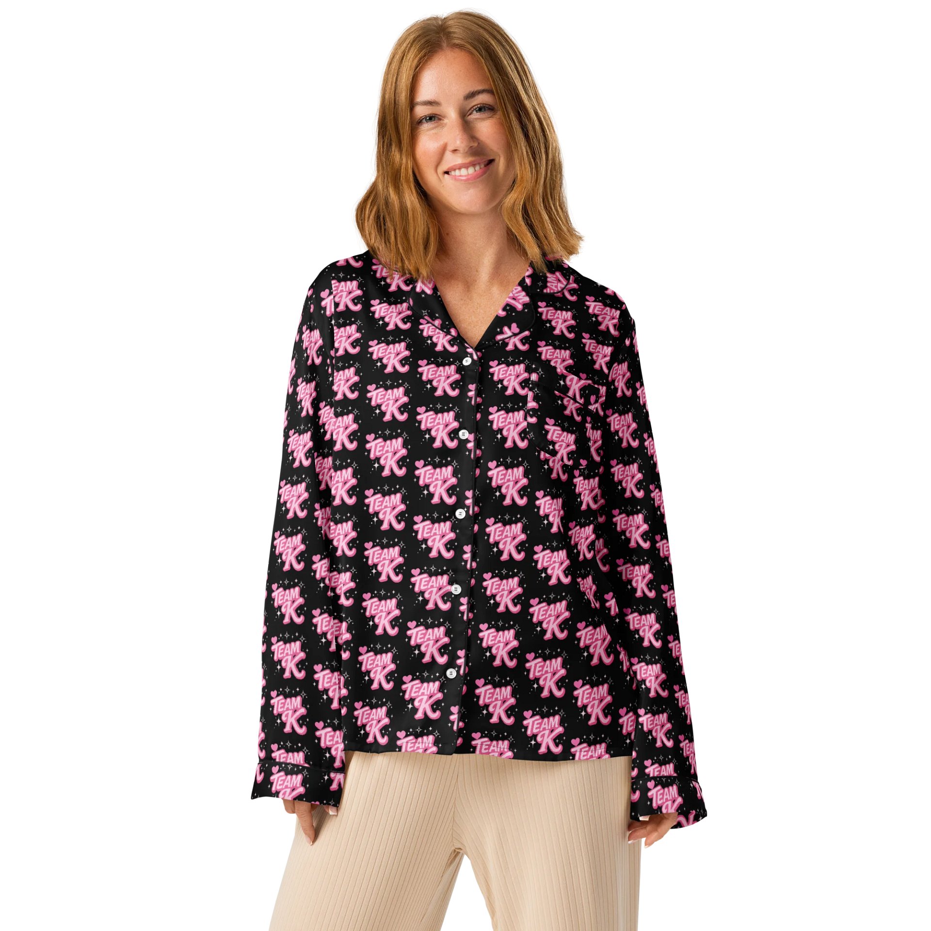 K's WORLD Women's Long Sleeve Pajama Top product image (1)