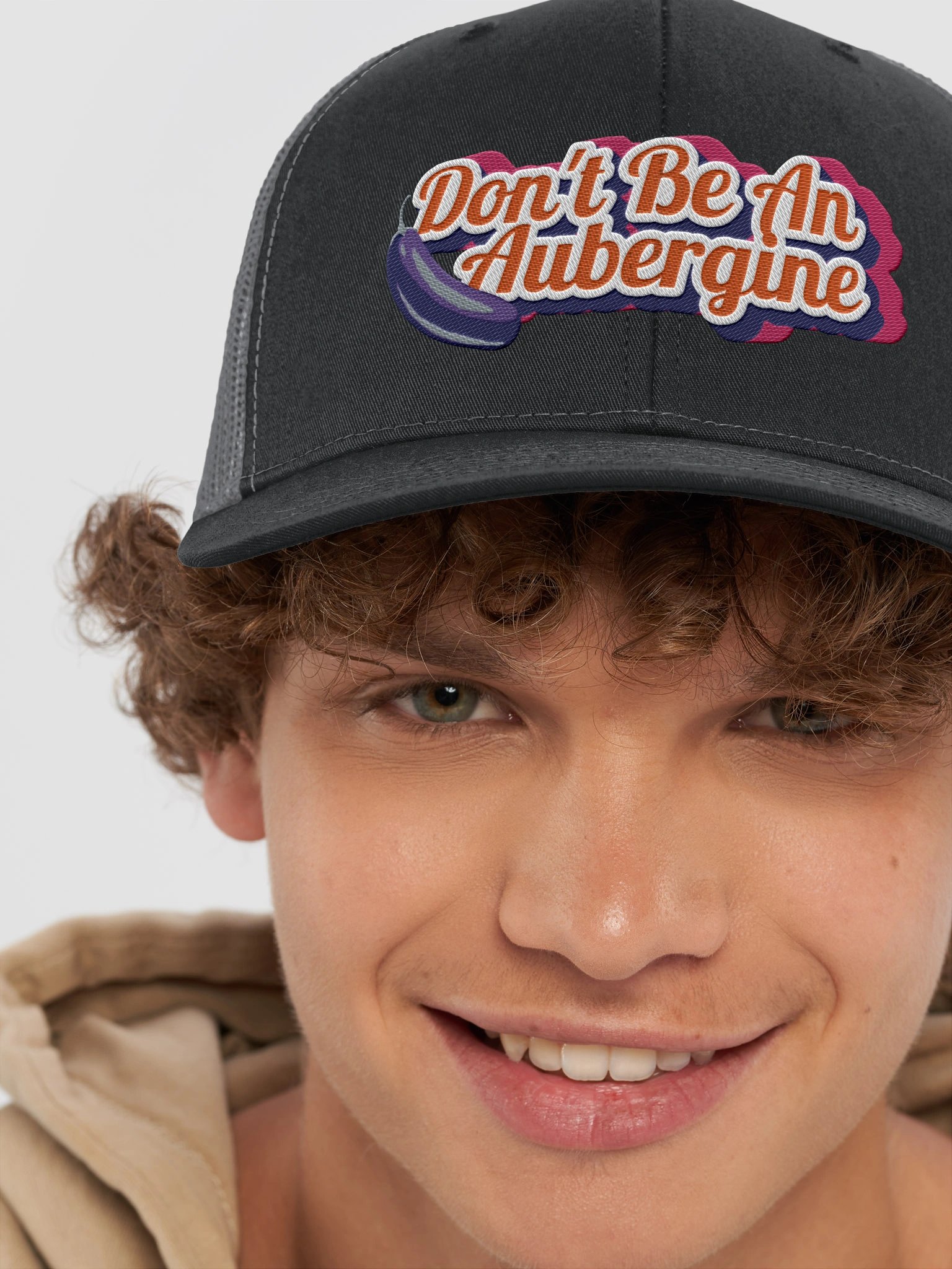 Don’t Be An Aubergine Trucker Hat product image (8)