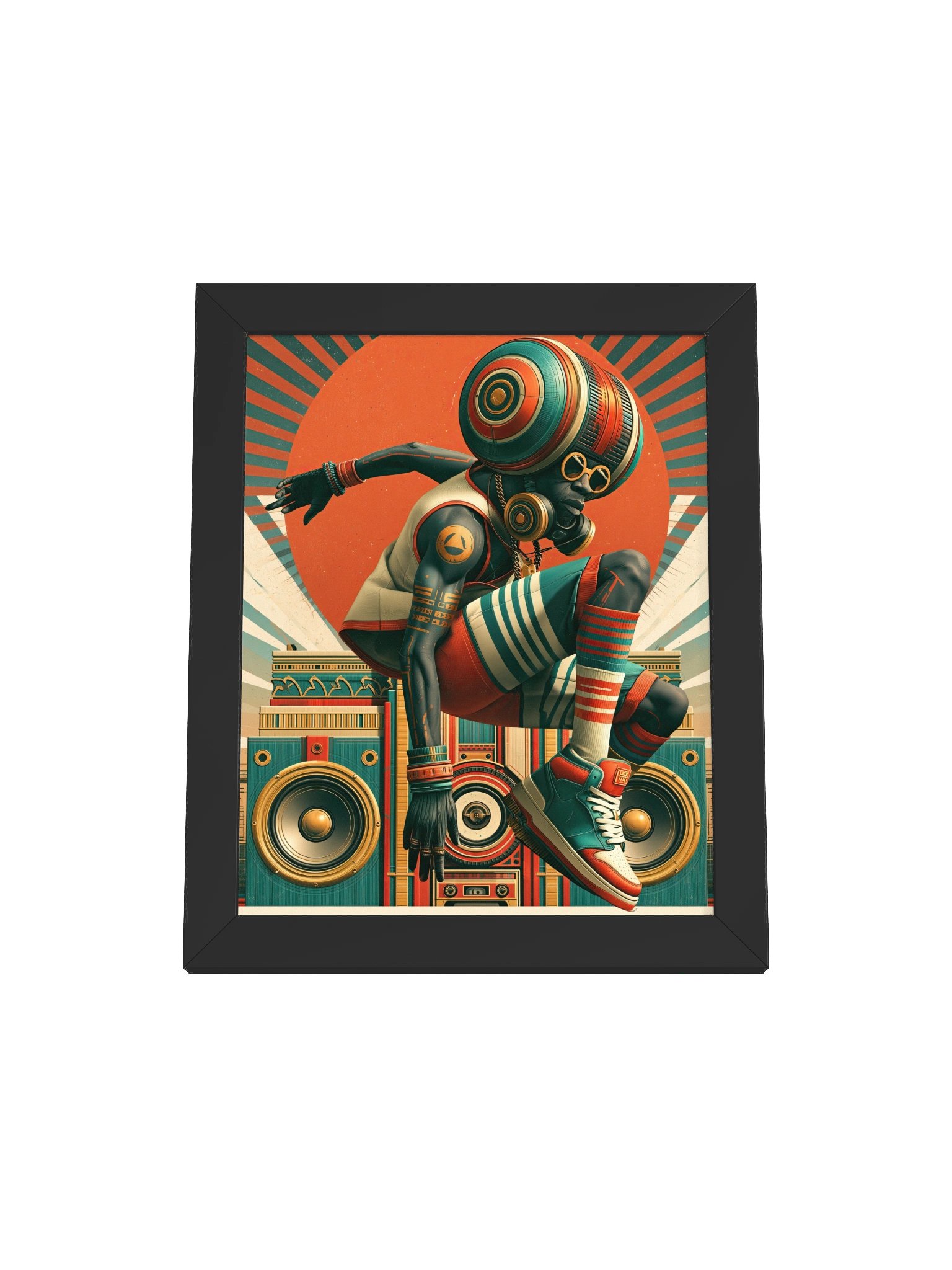 Uprock · Past Forward No. 3 | Framed Art Print | Originology | Black History X product image (1)