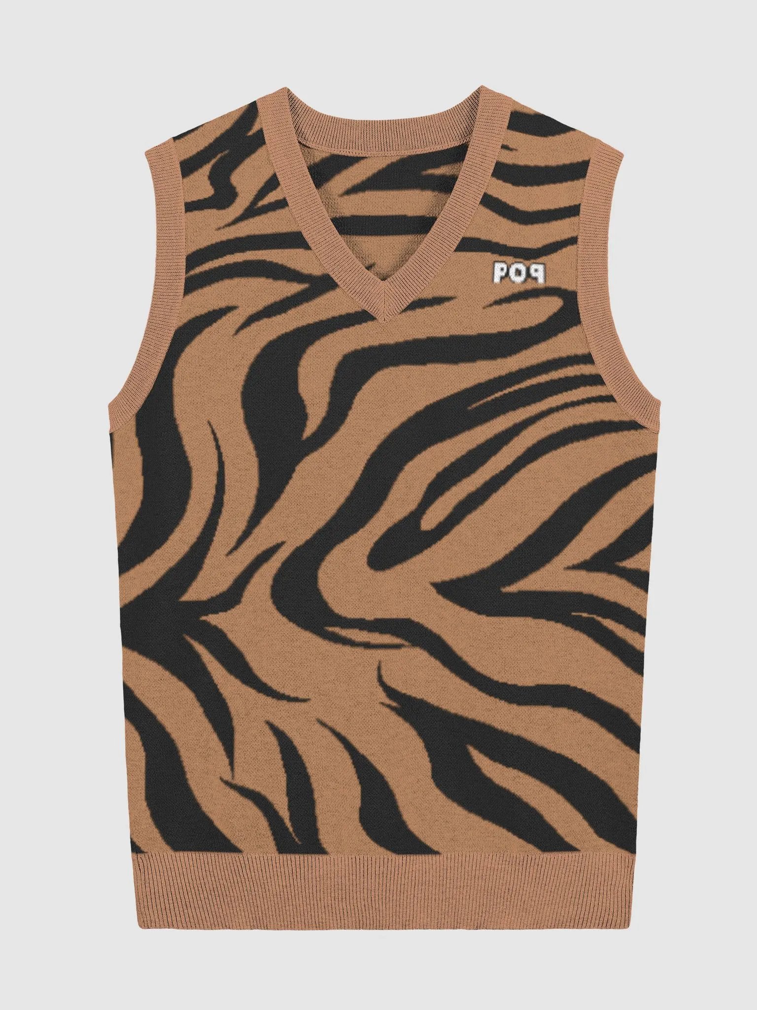 Knitted V-Neck Vest product image (3)