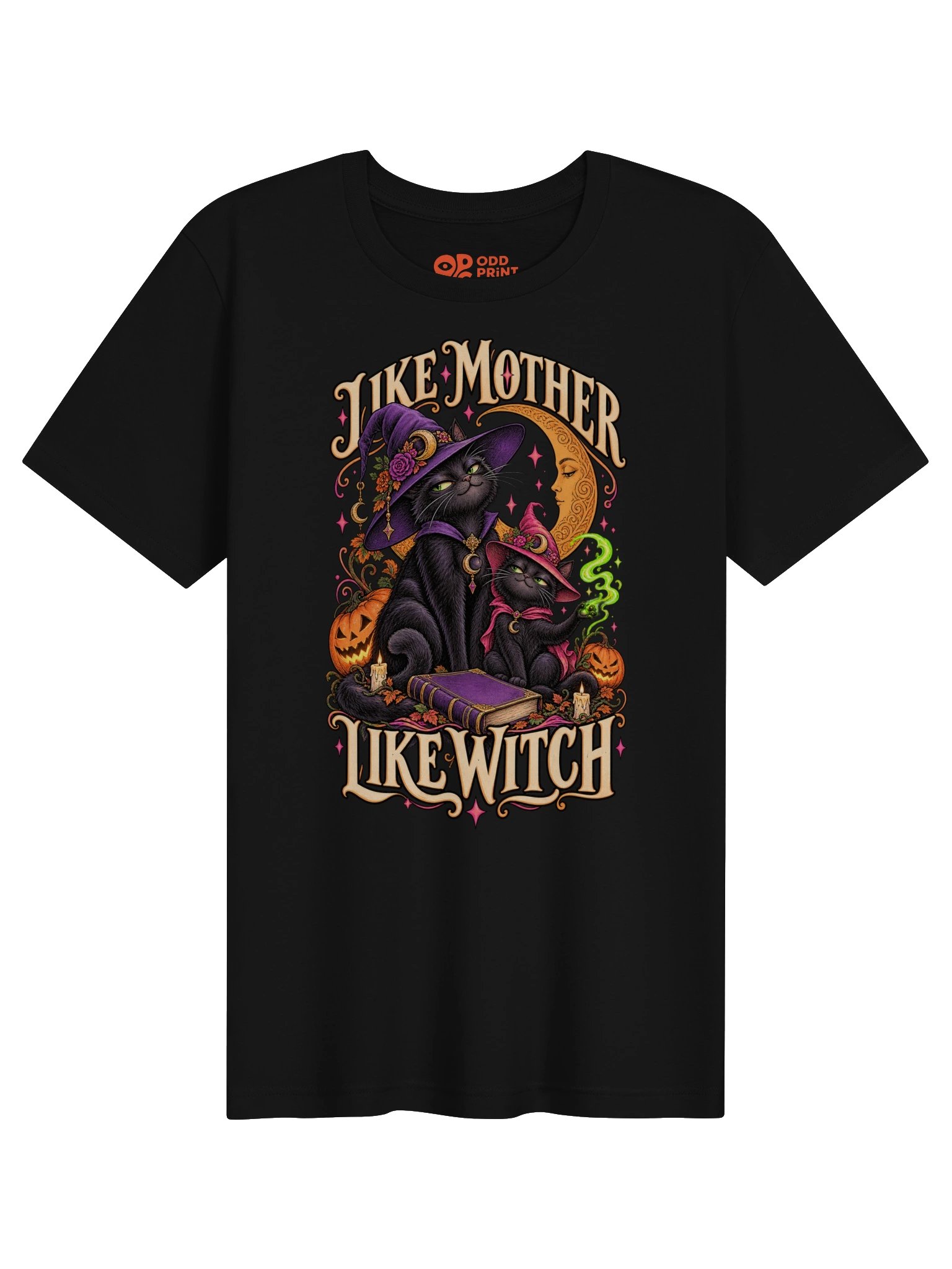 Mother Daughter Halloween T-Shirt – Like Mother, Like Witch product image (5)